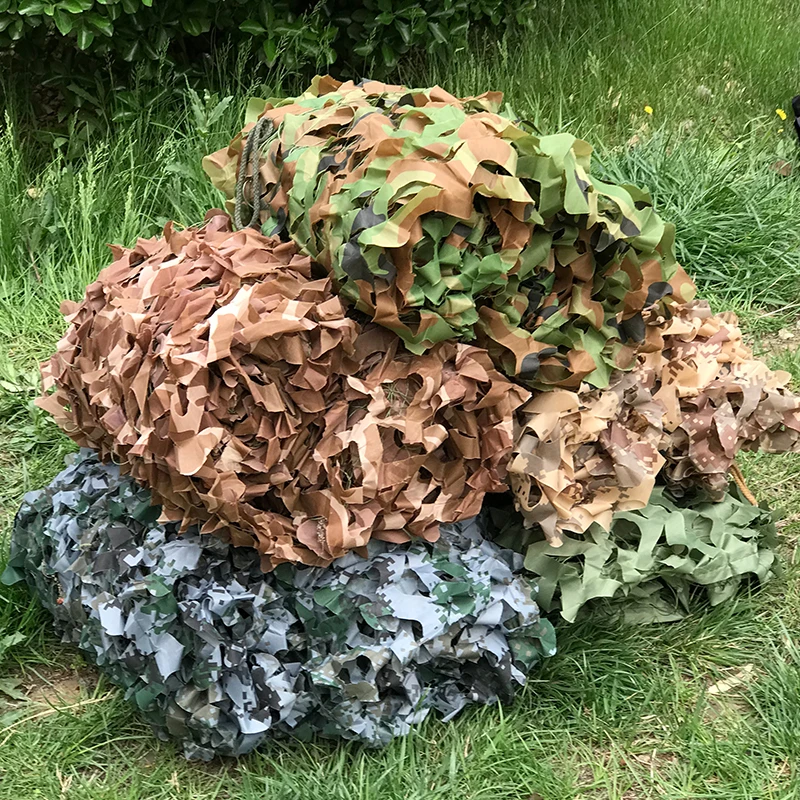

6x8 Meter Large Size Desert Digital Jungle Military Camouflage Net Sunshade Cloth Hunting Camo Blinds Net Cover Background