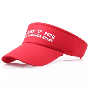 

2019 New Trump Summer Golf Tennis Sun Hat Donald Empty Top Baseball Cap Men Women Outdoor Sports Visor Hat Sunscreen Tennis Cap