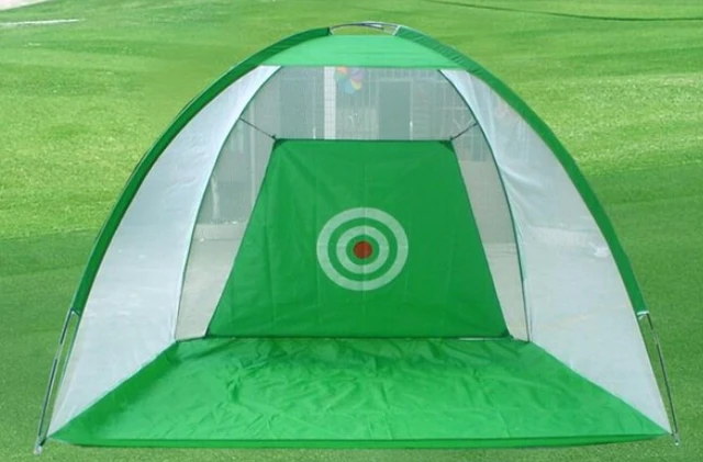 2m golf cage swing trainer pad set indoor golf ball practice net-in ... 2m golf cage swing trainer pad set indoor golf ball practice net-in ...