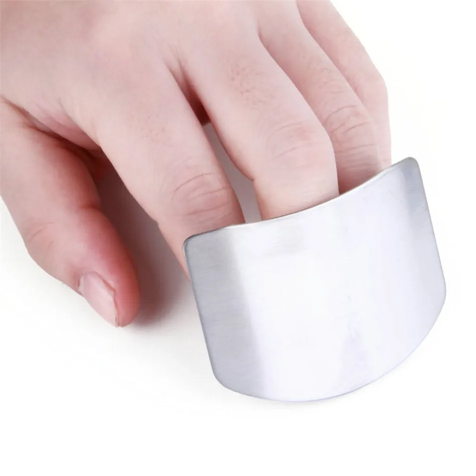 Stainless Steel Chopping Finger Protector Cut Vegetables and Cut The Fingertips Artifact Protective Finger Kitchen Essential