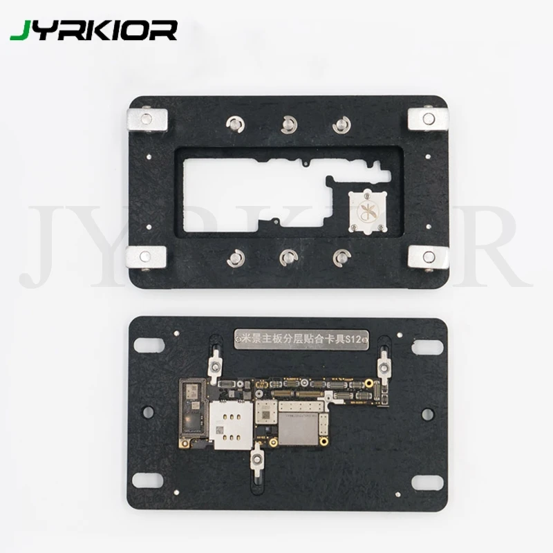 

Jyrkior MJ Locking Test Fixture Logic Board Test Jig Fixture PCB Fixture Platform for iPhone X Mainboard PCB BGA Repair