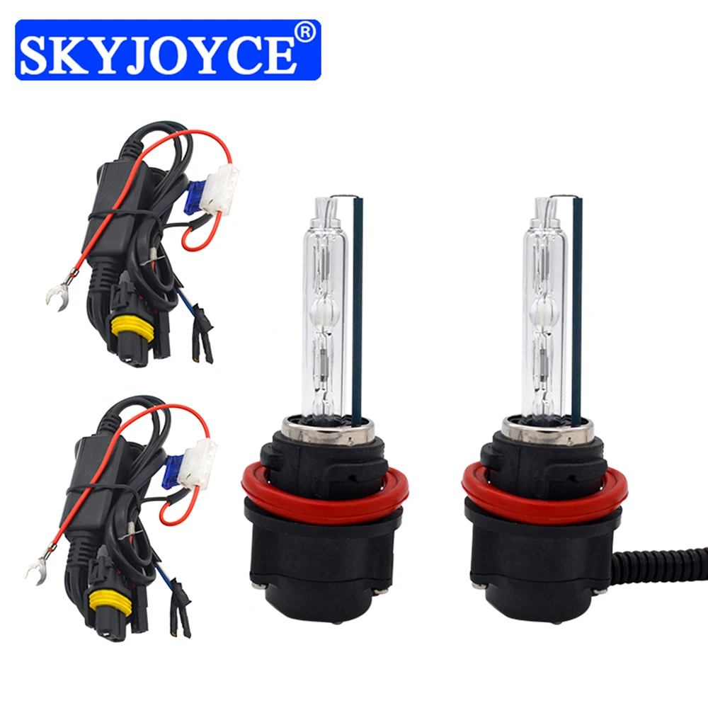 SKYJOYCE AC 12V HS5 Биксенон спрятанный комплект для двигателя 35W 55W 4300K 6000K HS5 Hi/Lo Биксеноновая лампа с кабелями для мотоцикла Hond a PCX125