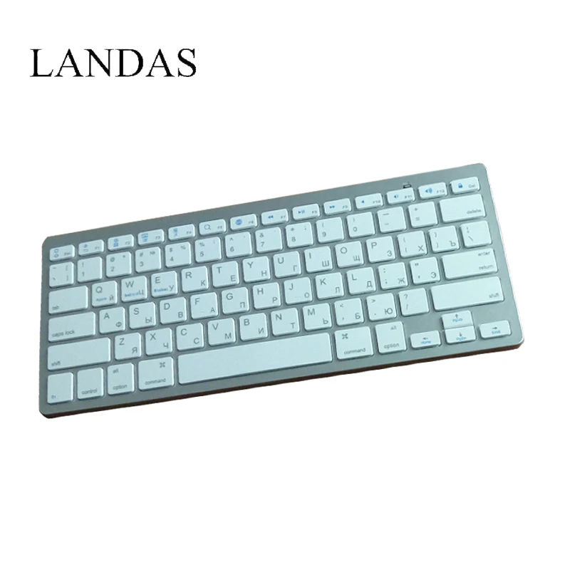 

Landas Russian Keyboard Spanish French Bluetooth For iPad Samsung Russian Arabic Keyboard For iPad 2 3 4 Tablet