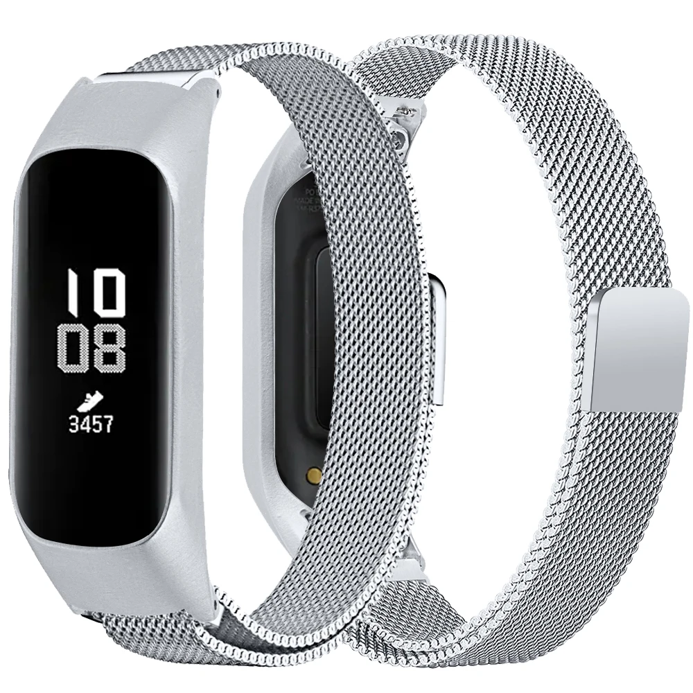 Магнитный ремешок Milanese для Samsung Galaxy fit e сменный Браслет из нержавеющей стали с