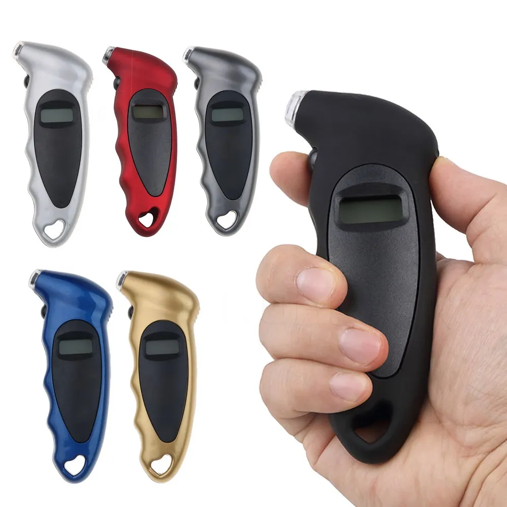 Sikeo Tire pressure gauge 0-150 PSI Backlight High-precision digital tire pressure monitoring car tire pressure gauge
