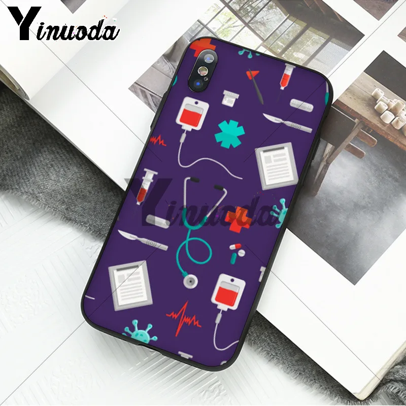 Cartoon Tooth Nurse Doctor Dentist Stethoscope Tooth Injections