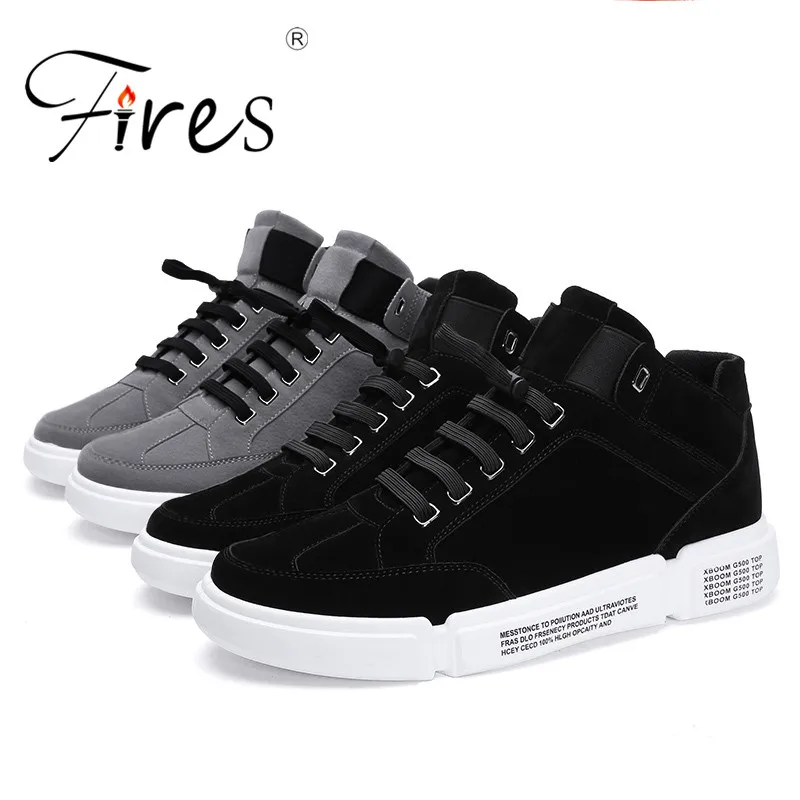 Men Boots Winter Shoes Warm Fur Ankle Boots Men Shoes Black Fashion Couple Work Sefety Shoes Lace Up Male Shoes