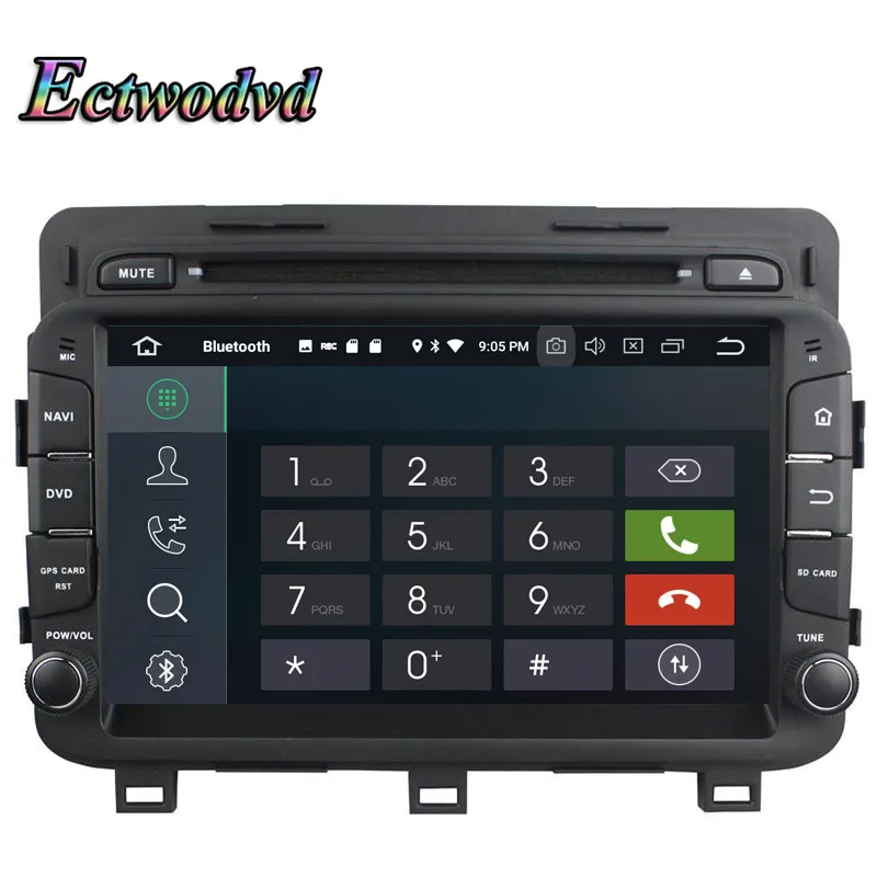 Clearance Ectwodvd Octa Core 4G RAM 64G ROM Android 9.0 Car Multimedia DVD Player GPS HeadUnit For Kia K5/Optima 2014 9