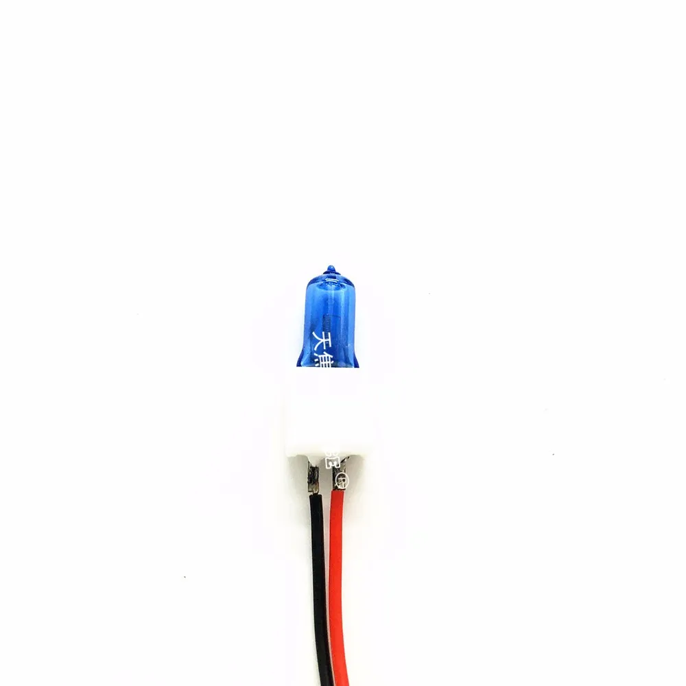 100X55W H4-2 Small Halogen Lamp Blue coated 6000K Super White H4 halogen xenon H4L halogen H4-2 Warm White 4300K car styling (4)