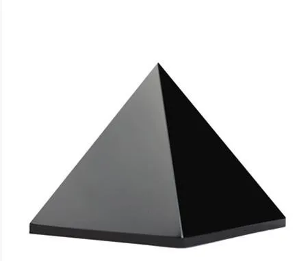 

100mm 100% NATURAL obsidian QUARTZ CRYSTAL PYRAMID Healing
