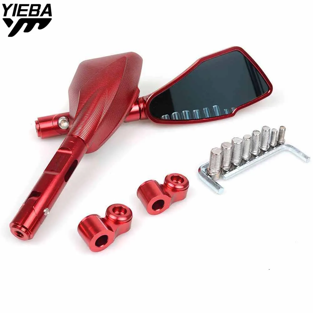 Universal Motorcycle Mirror Moto Rearview Bar End Mirror For SUZUKI DL650 (V-Strom) 04-12 Honda MSX125 GW250 NINJA 250 NINJA 300