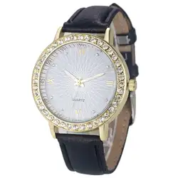 Модные женские туфли со стразами аналоговый кожа кварцевые наручные часы роскошные женские часы Reloj mujer marcas famosas de lujo 2018