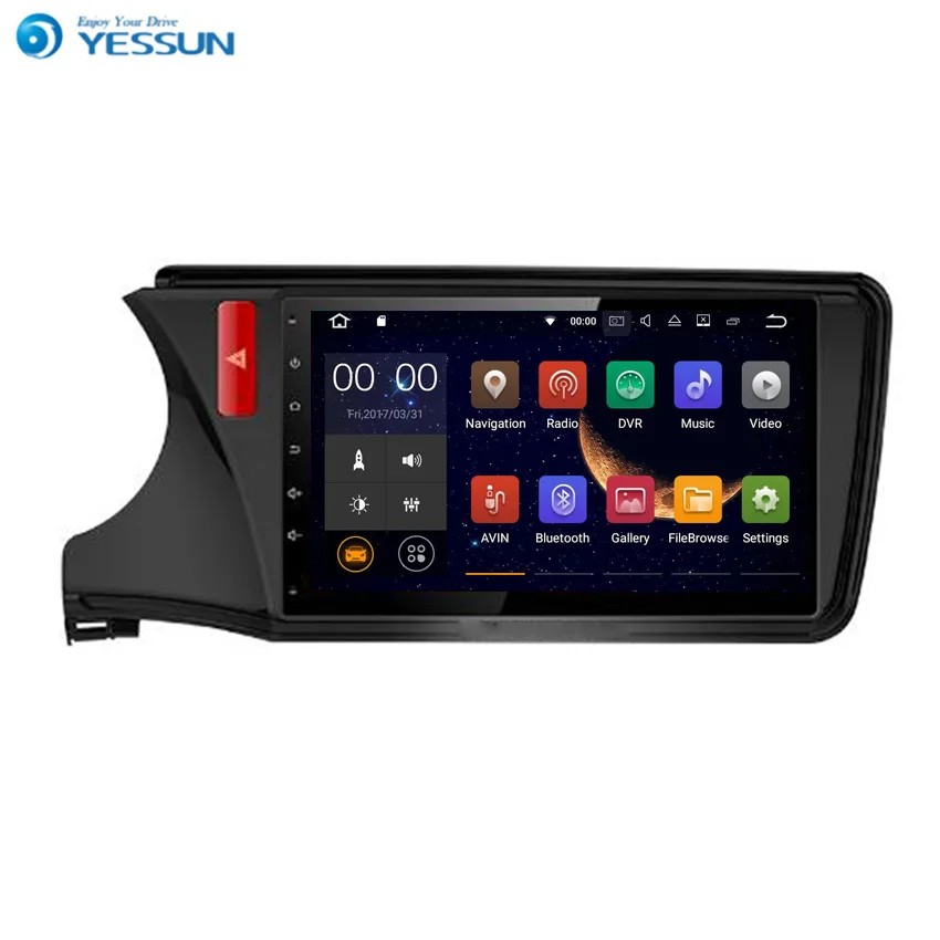 Excellent YESSUN For HONDA CITY 2014~2016 Android Car GPS Navigation player Multimedia Audio Video Radio Multi-Touch Screen 0