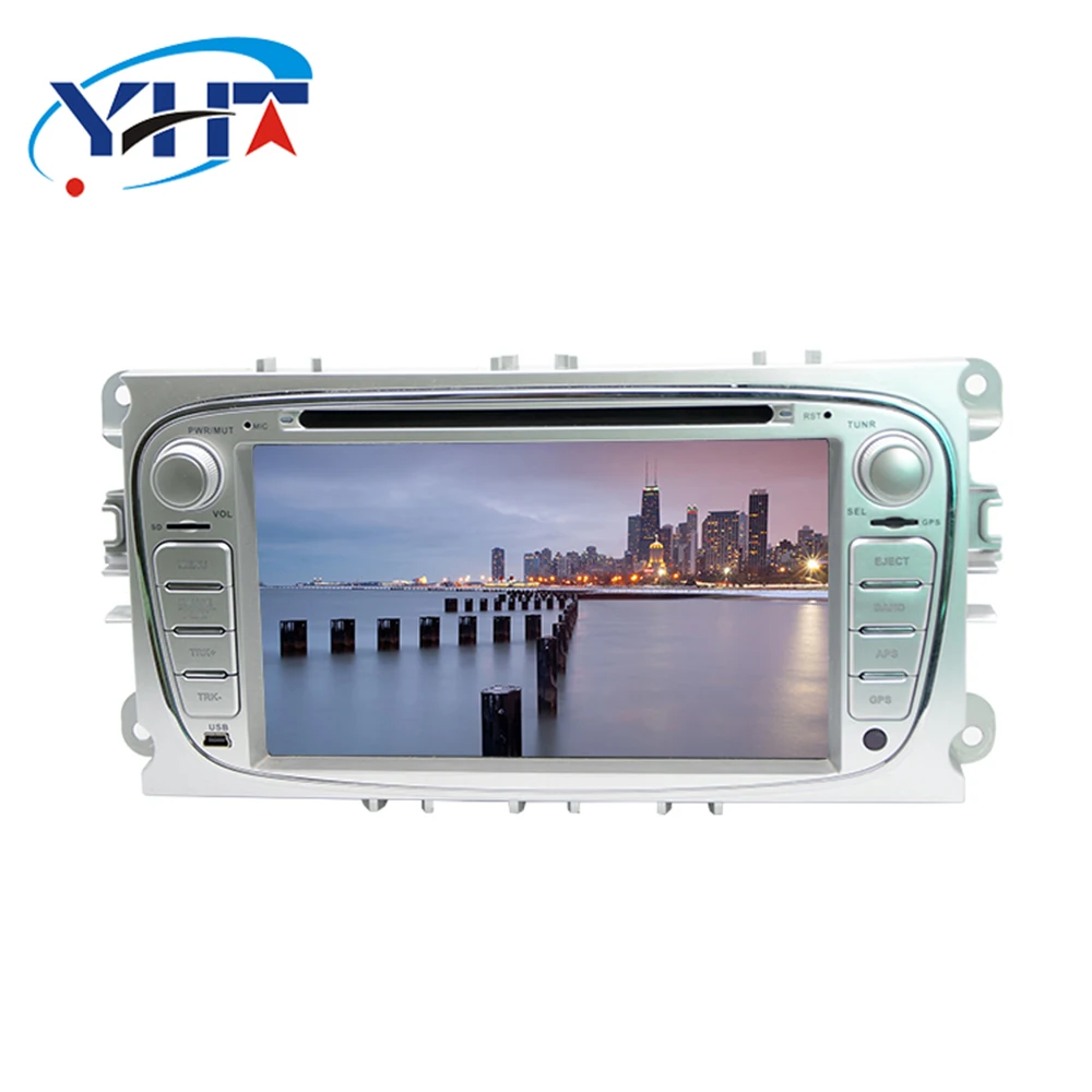 Best 2din 8" Octa-Core 2+32G Android 8.1 Car Radio DVD Player Wifi CD SWC BT HD1024*600 for Ford Focus Fiesta Galaxy transit Mondeo 1