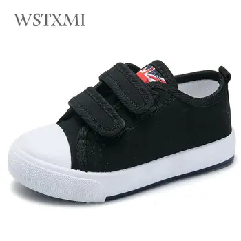 

Autumn Kids Canvas Shoes Boys Girl Sneakers Baby Children Shoes Fashion White Flat Sport Breathable Toddler Casual Student Shoes