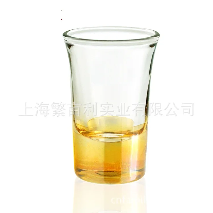 

1-100ML lead-free glass, heavy bottled liquor cup, bullet Cup, one glass, liquor glass, 22K real gold