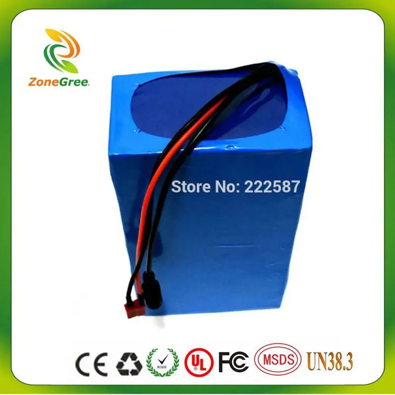 Sale SWORDS FOX 48V 10AH Lithium Ion li-ion Battery pack for Electric Bike Conversion with charger 1