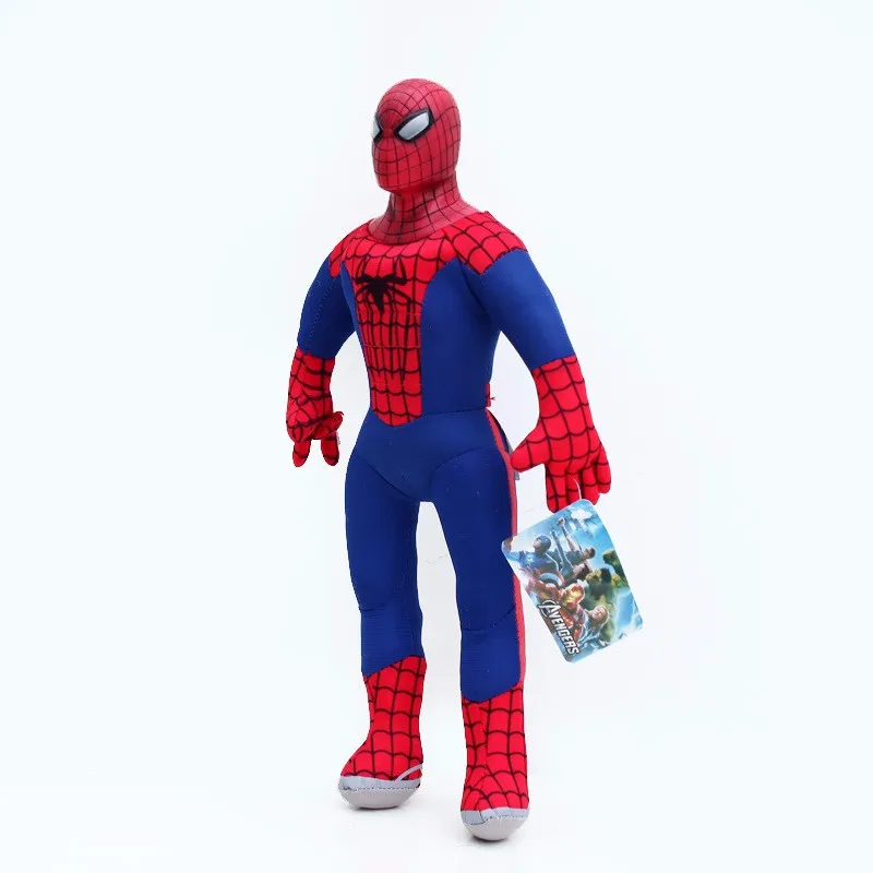 5 шт./лот мстители Супер Герои Человек-паук Железный человек Халк Капитан Америка Тор Мягкие плюшевые игрушки кукла мягкая игрушка Подарки для детей