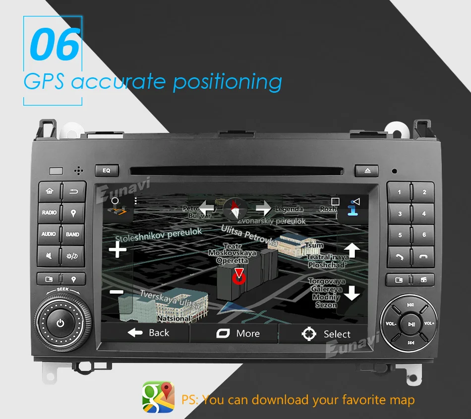 Flash Deal Eunavi 2 Din Android 8.0 Octa 8 core Car DVD Player For Benz Sprinter Vito W169 W245 W469 W639 B200 Radio GPS WiFi 4G RAM 4GB 10