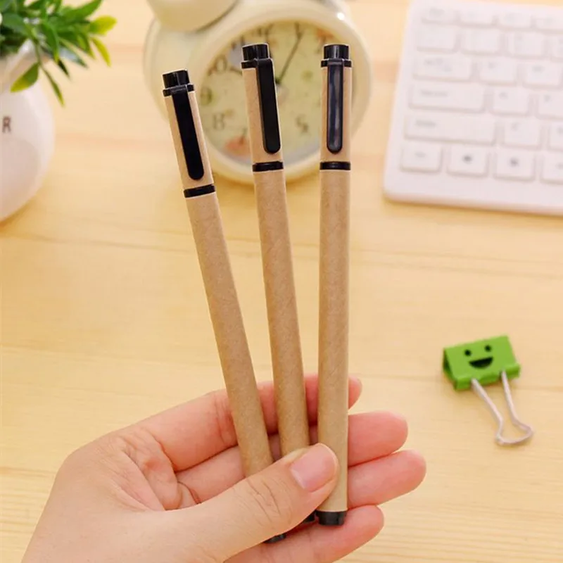 Coloffice 3PCS/Lot Simple and Creative Fountain Gel Pen With A Neutral