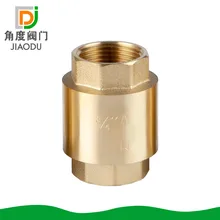 Производители латуни обратный вертикальный клапан внутренняя резьба медная труба пружина воды обратный вертикальный клапан ковка
