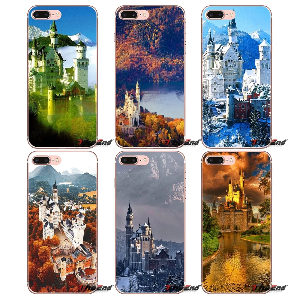 

For iPhone X 4 4S 5 5S 5C SE 6 6S 7 8 Plus Samsung Galaxy J1 J3 J5 J7 A3 A5 2016 2017 Schloss Neuschwanstein Castle Allgau Case