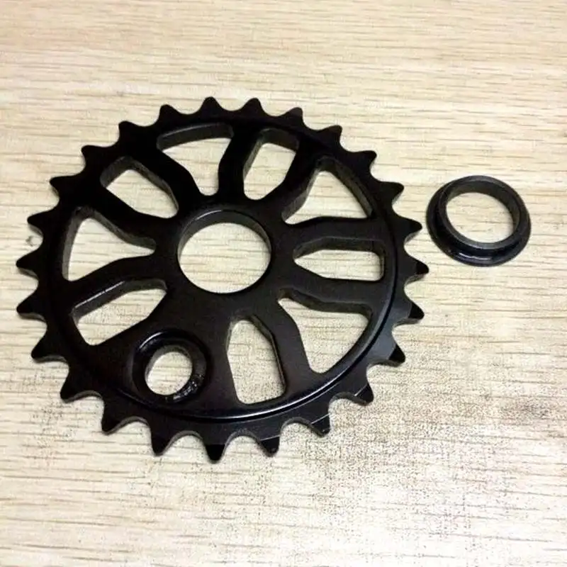 

high quality stock limited aluminum trail street bike BMX 25T tooth chainwheel chain wheel