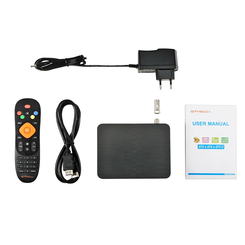 ТВ приставка GTmedia GTT 2 Android 6 0 DVB C T2 Гб ОЗУ 8 ПЗУ Wifi 4G Amlogic S905D 4K H.265 ISDB T