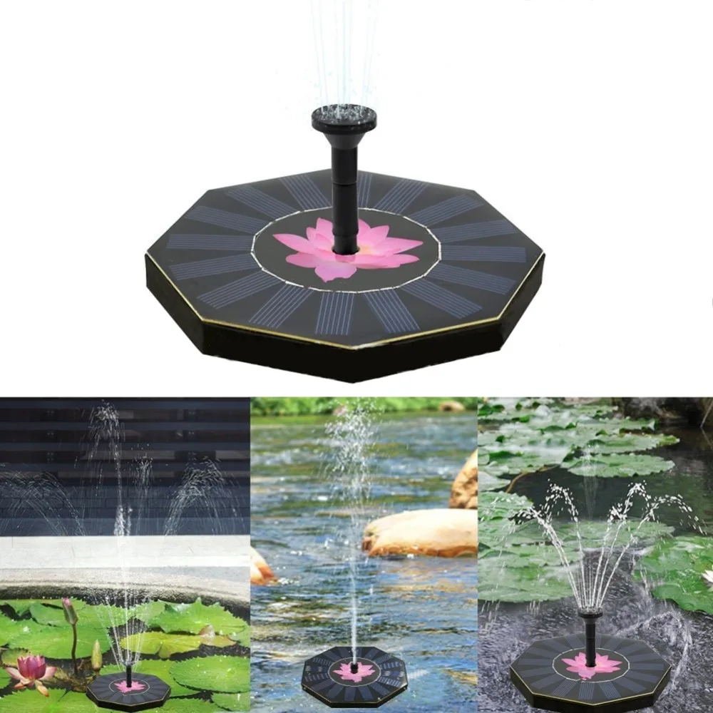 

Solar Fountain For The Pool Nozzles Plants Watering Kit Solar Panel For Bird Bath Garden Decoration Irrigation Tool