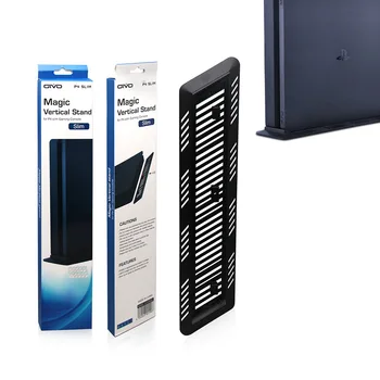 

Black Base Holder For PS4 Slim Console Cooling Bracket For PlayStation4 Magic Vertical Stand For PS4 Slim Gaming Console