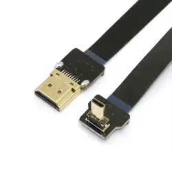 HDMI Revolution micro HDMI в 1080p 3d (под углом 90 градусов) для аэрофотосъемки выделенная линия высокой четкости 50 см