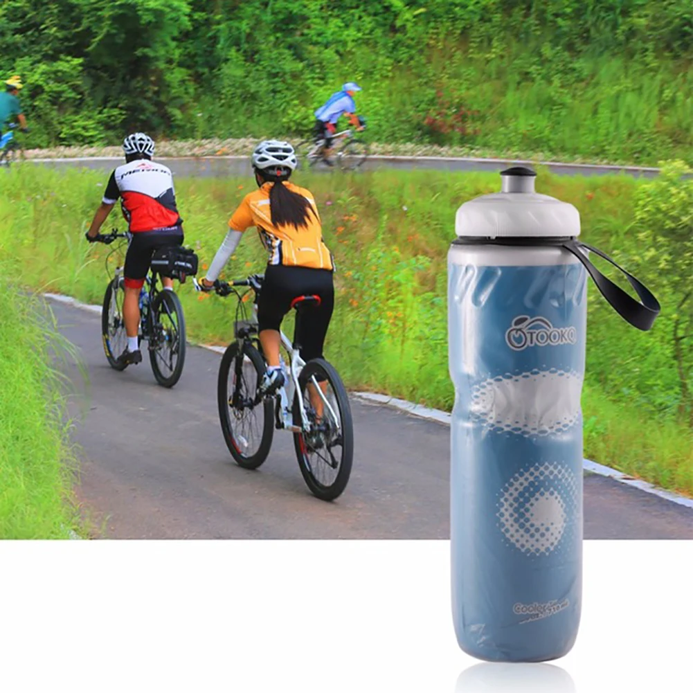 710 мл портативная уличная Изолированная бутылка для воды велосипед велосипедный спортивный Кубок альпинистская походная бутылка для воды