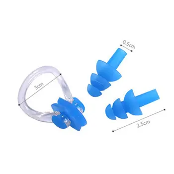 

New Swimming Goggles Attached Earplugs Anti Fog UV Protection Men Kids Swim Googles qiang