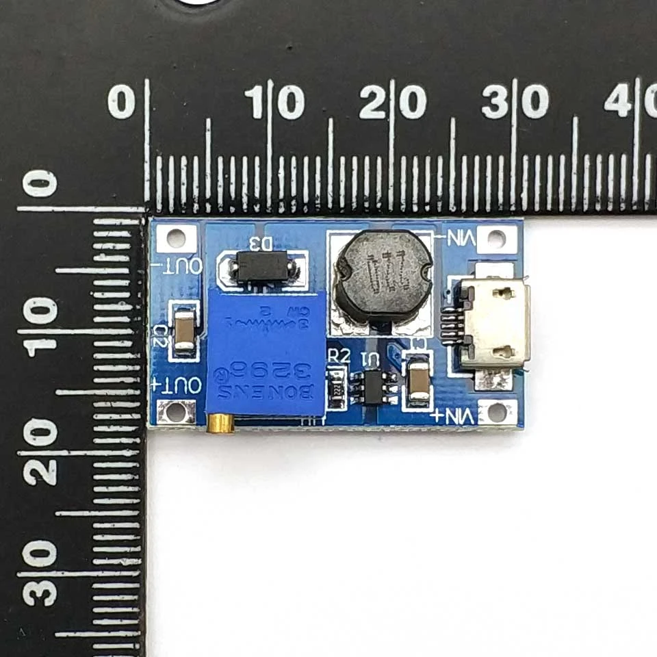 Преобразователь напряжения Micro USB 2 в 24 В 5/9/12/28 Повышающий Модуль питания А вход
