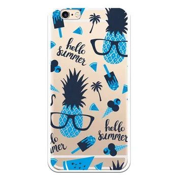 

Stand case costume drawing Hello Summer Green WP011 for Apple IPhone 6/6 S