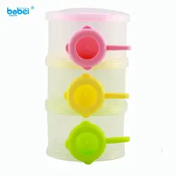 3 слоя сбоку рот портативный детское сухое молоко пищевой контейнер для хранения box для новорожденного для маленьких детей и детей техника