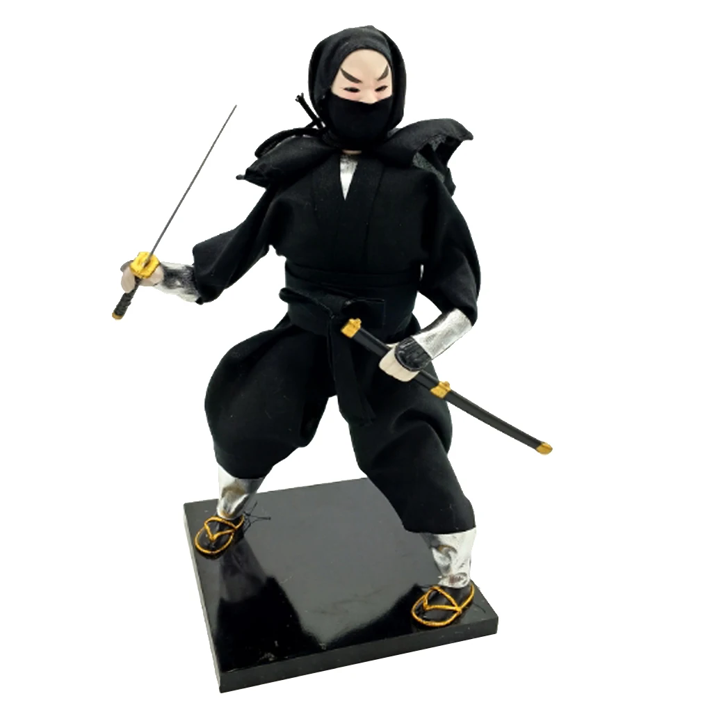 Post-Modern Japanese Samurai Male Doll Oriental Doll Oriental Desk Ornament Crafts 12'' 30cm