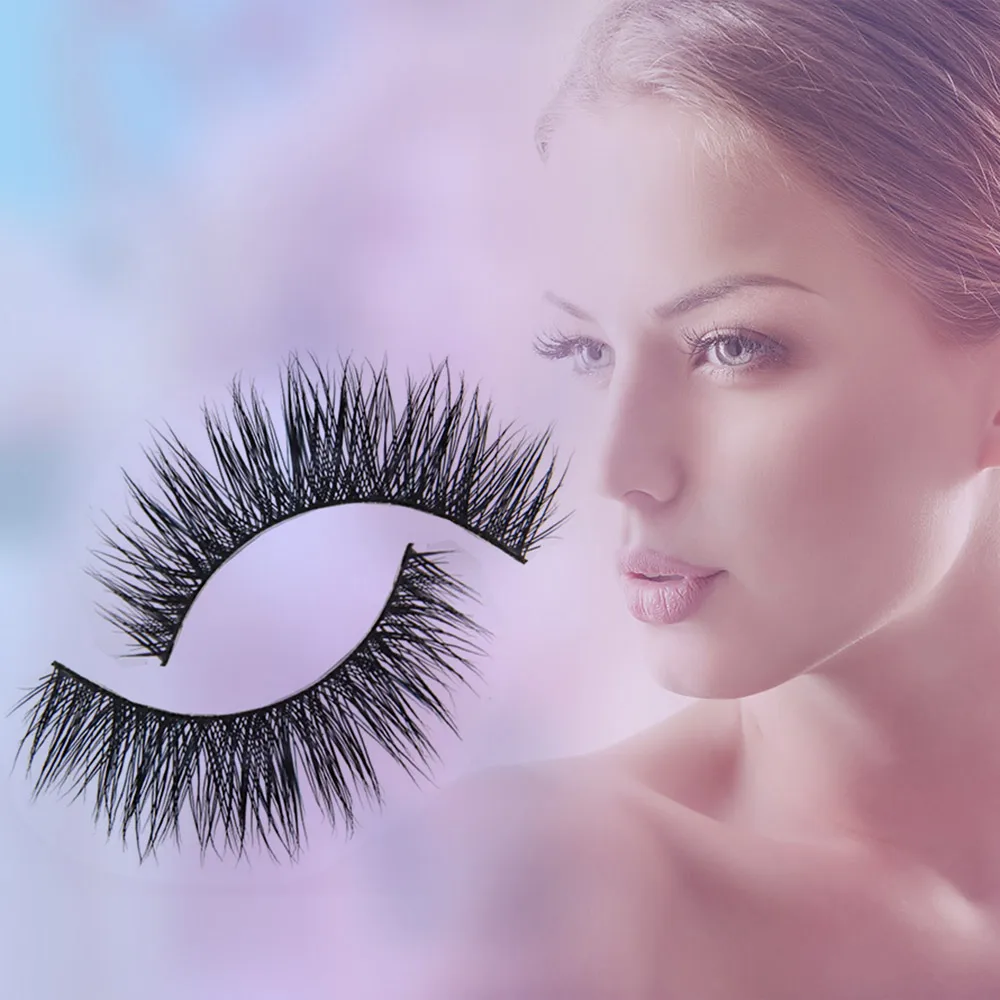 

Eyelashes Mink Eyelashes Cross 3D Mink Lashes Handmade Cilios Posticos Makeup Cilios Natural Thick False Eyelashes