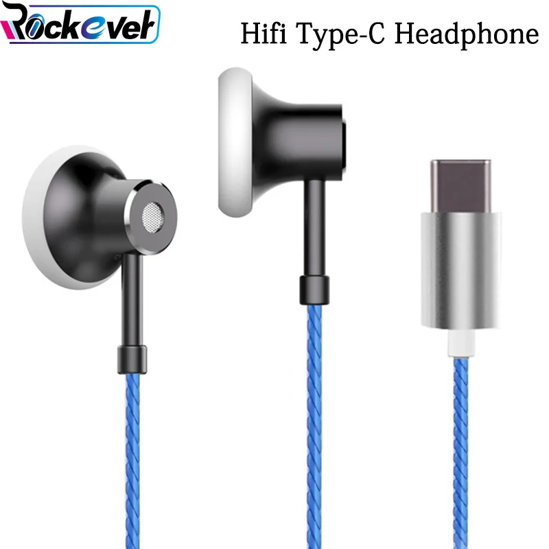 

Digital USB TYPE C Earphone Metal Flat Noise Cancel Type-C Hifi Earbud Mic/Remote Control For Google Pixel 2 XL HTC U11/U Ultra