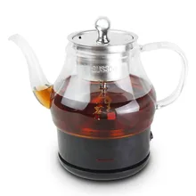 Электрический чайник черный чай вареная машина автоматические стеклянные лечить горшок паром Электротермическое паровой мы электрическая