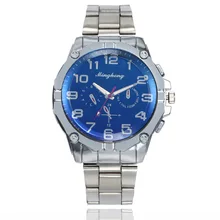 Mens Watches Top Brand Luxury Sports Quartz Watches Men Silver Business Stainless Steel Band Male Hand Watch Clock Wrist Whach megir chronograph quartz watch men s de luxo wrist watches clock male stainless steel band business wrist watch luxury
