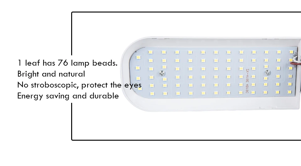 EeeToo 85-265V LED Bulb E27B22 Ceiling Fan Lamp For Living Room Foldable Fan Blade LED Bulb Lighting 30W 45W Ceiling Light Home (15)