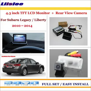 

For Subaru Legacy/Liberty 2010~2013 2014 Back UP Reverse Camera & 4.3" Color LCD Monitor Screen Rearview Parking System
