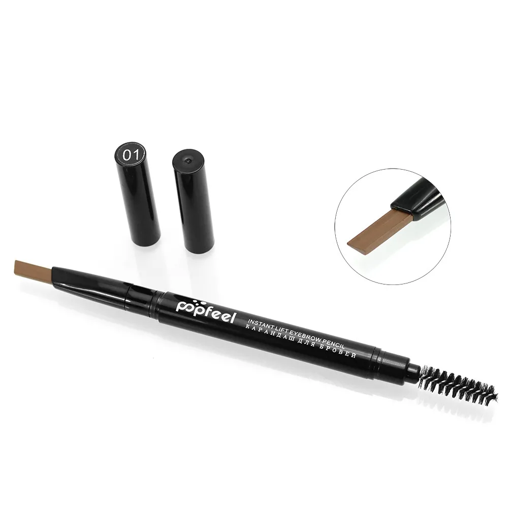 

Eyebrow Pencil Natural Waterproof Rotating Automatic Eyeliner Eye Brow Pencil with Brush Beauty Cosmetic Tool 5.6