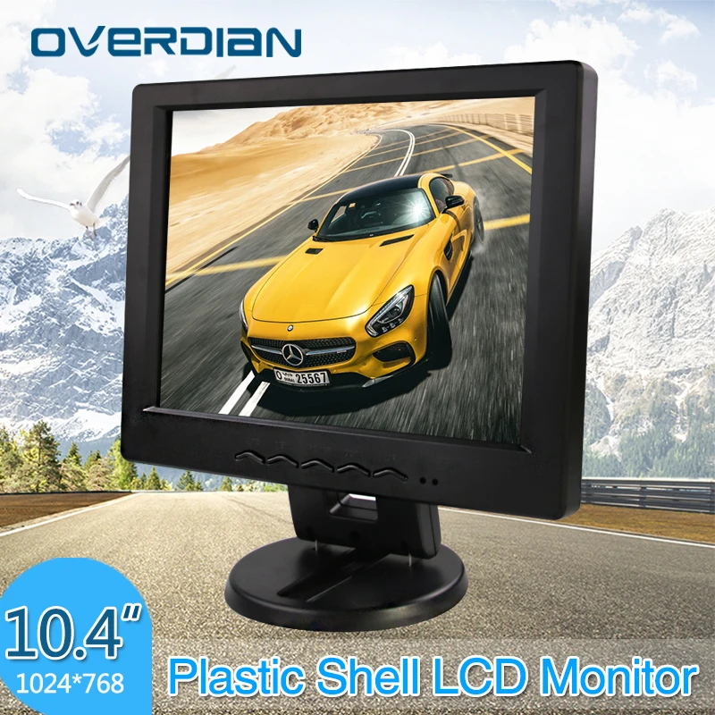 10 4 &quotНастольный VGA/сенсорный USB разъем монитор 1024*768 песня машина кассовый