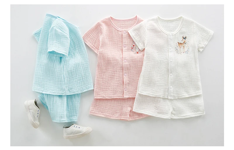 Детская одежда для девочек для комплекты для новорожденных мальчиков хлопковый креп детские летние топы Шорты Детские комплект для мальчиков для девочек детская одежда одежда для новорожденных боди для малышей топ bebe