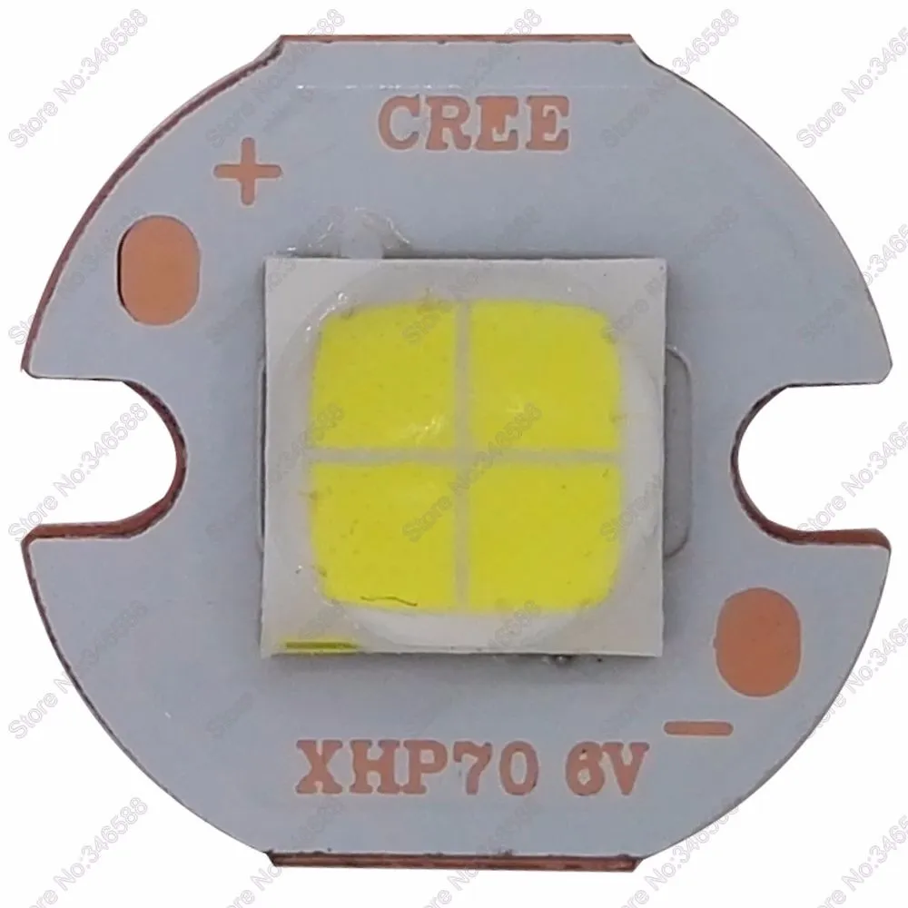 CREE XHP50 XHP70 холодный белый или нейтральный белый или теплый белый высокой мощности Светодиодный излучатель диод 6 в 12 В с 16 мм 20 мм полный Cooper PCB