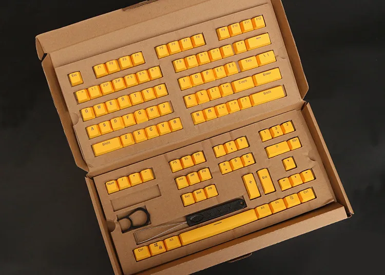 104 клавиш PBT с подсветкой Keycap Keycaps ANSI макет OEM профиль для Cherry MX механическая