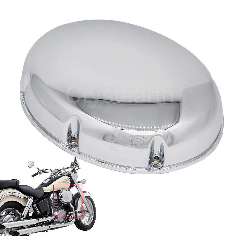 Chrome Air Filter Intake Cleaner Case Cover Fairing Side Guard Frame