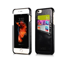 Icarer Роскошный чехол для iPhone 6s, чехол из натуральной кожи для iPhone 6 6s, прочный чехол с отделением для карт, защитный чехол для телефона